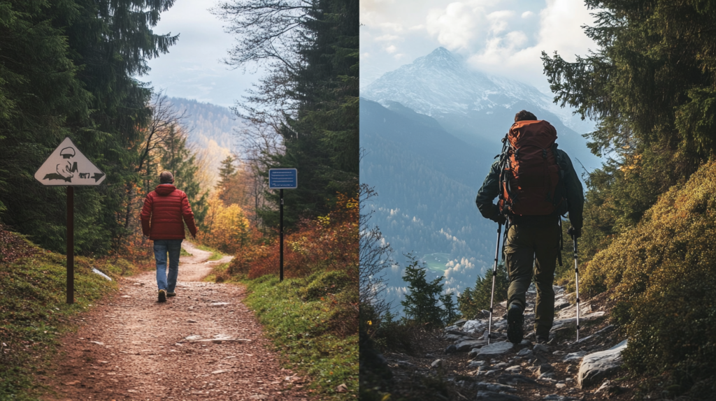 différence trek et randonnée