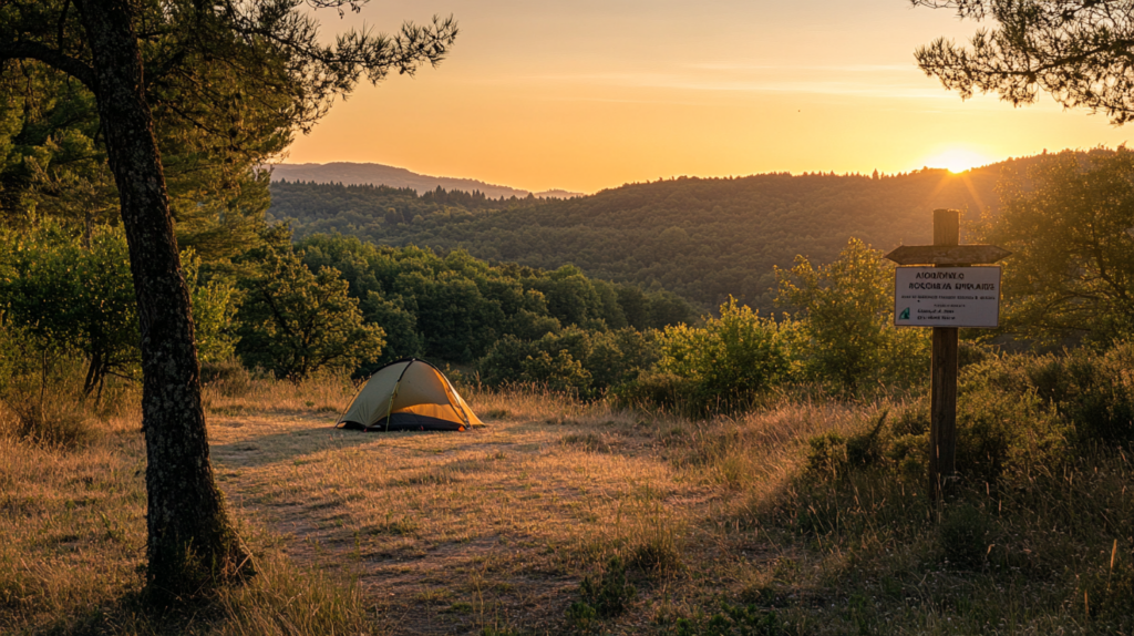 bivouac et reglementation française