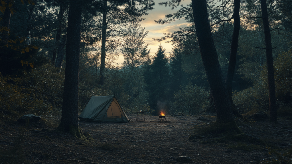 bivouaquer discètement