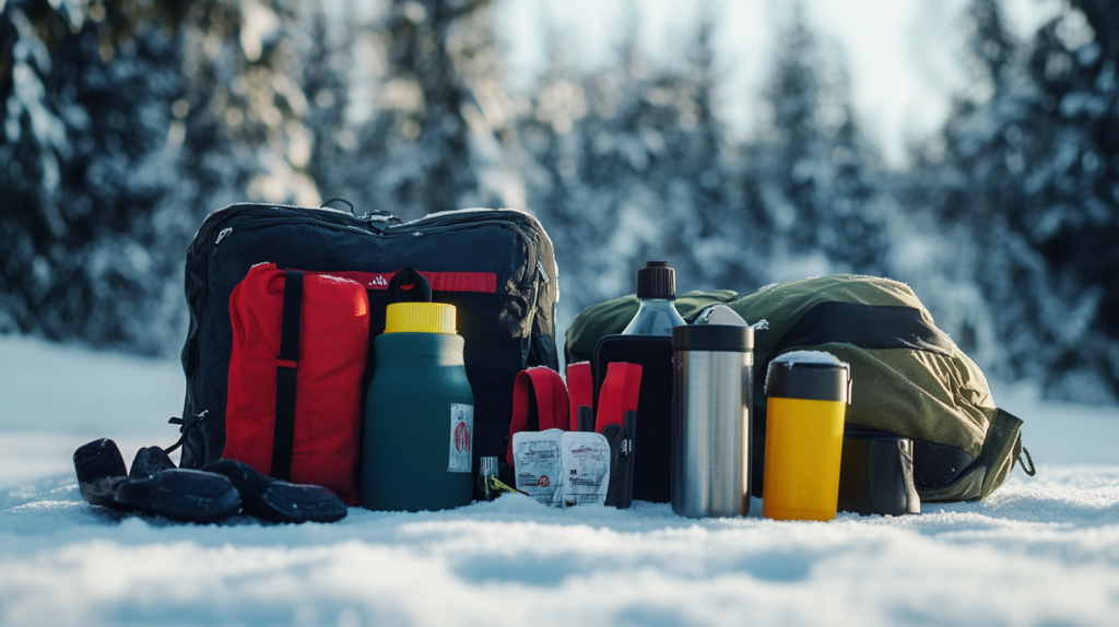 équipement de séurité bivouac en hiver